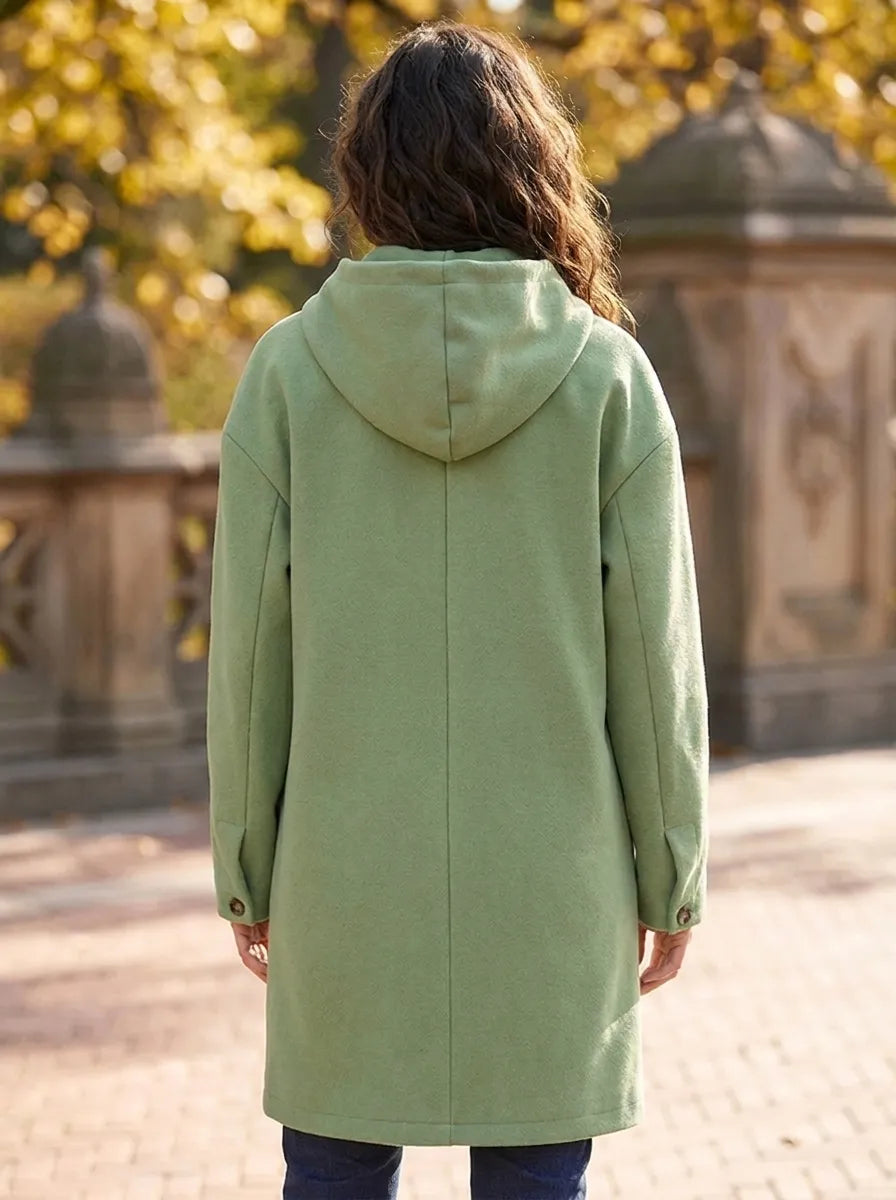 Sylvie | Women's Hooded Plush Fleece Coat