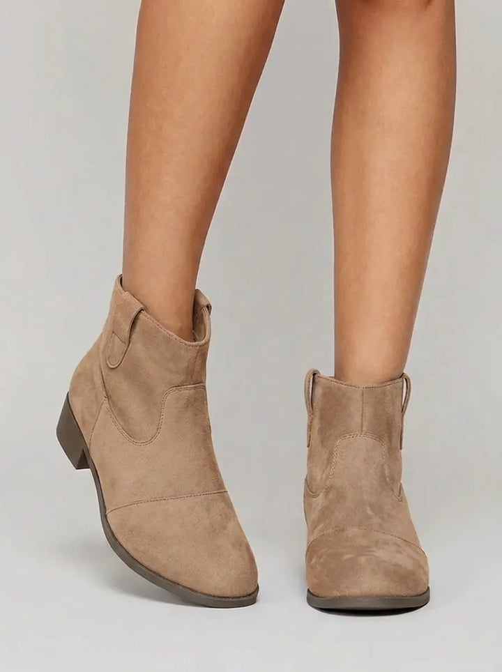 Minerva | Women's Western-Stitch Ankle Boots