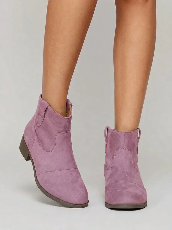 Minerva | Women's Western-Stitch Ankle Boots