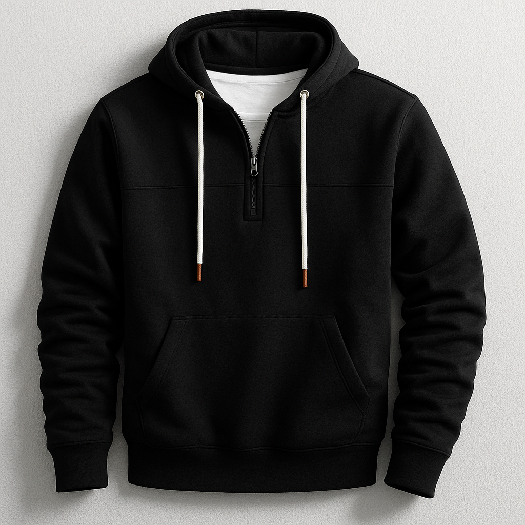 Dorian | Men’s Quarter-Zip Fleece-Lined Hoodie