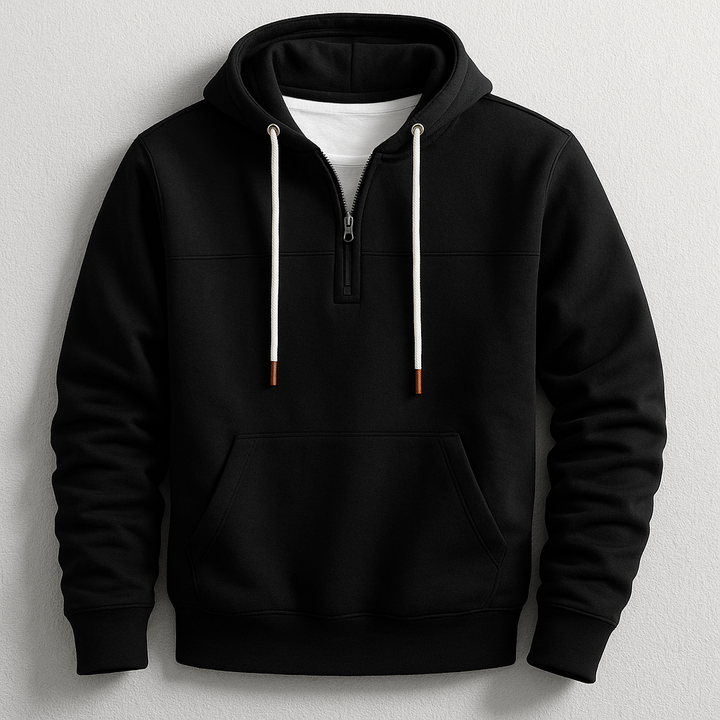 Dorian | Men’s Quarter-Zip Fleece-Lined Hoodie