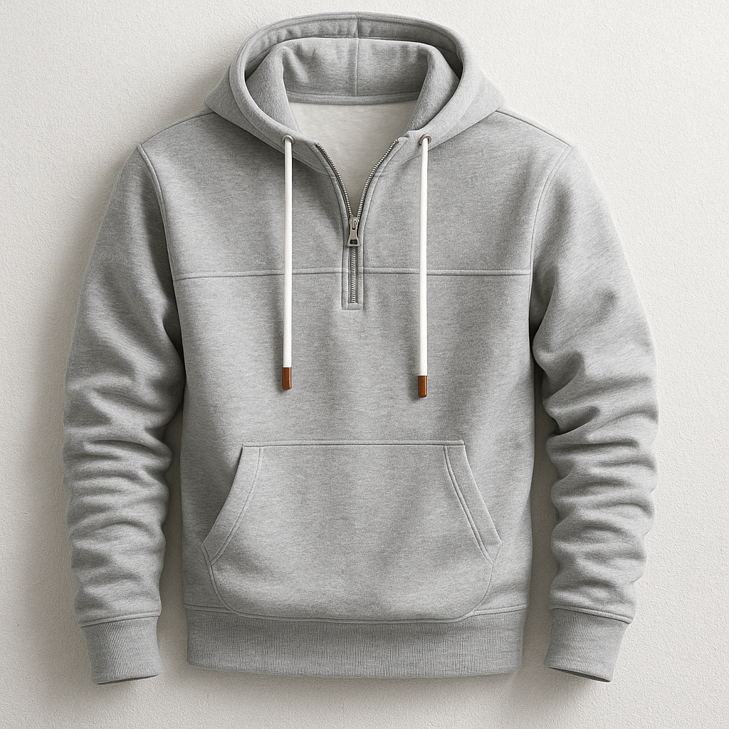Dorian | Men’s Quarter-Zip Fleece-Lined Hoodie