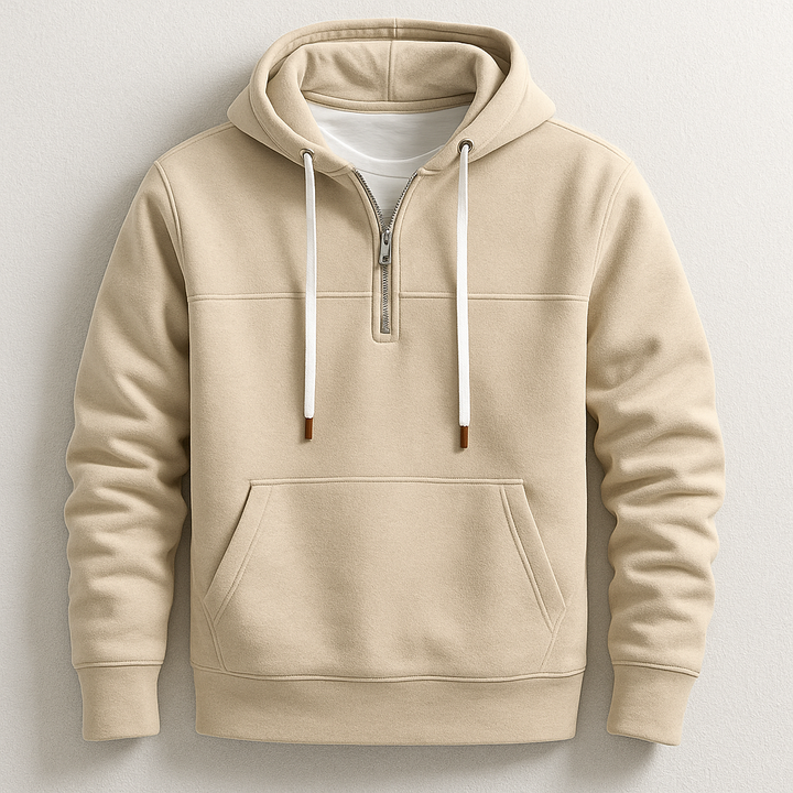 Dorian | Men’s Quarter-Zip Fleece-Lined Hoodie