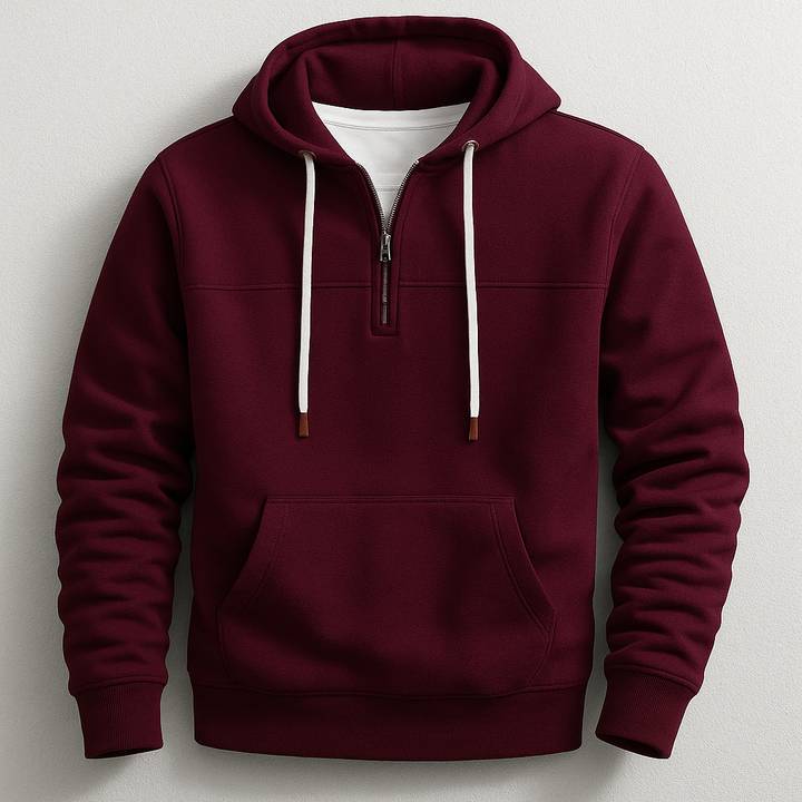 Dorian | Men’s Quarter-Zip Fleece-Lined Hoodie