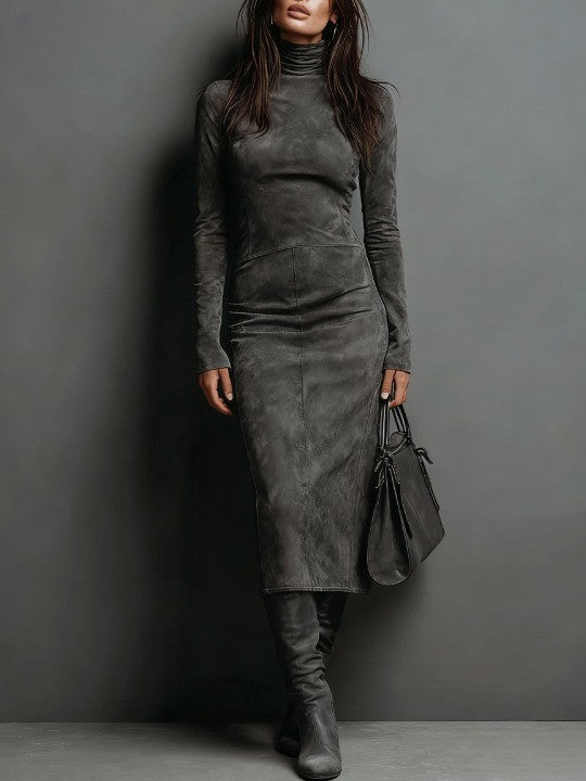 Clara | Women's Lace-Detail Long Sleeve Maxi Dress