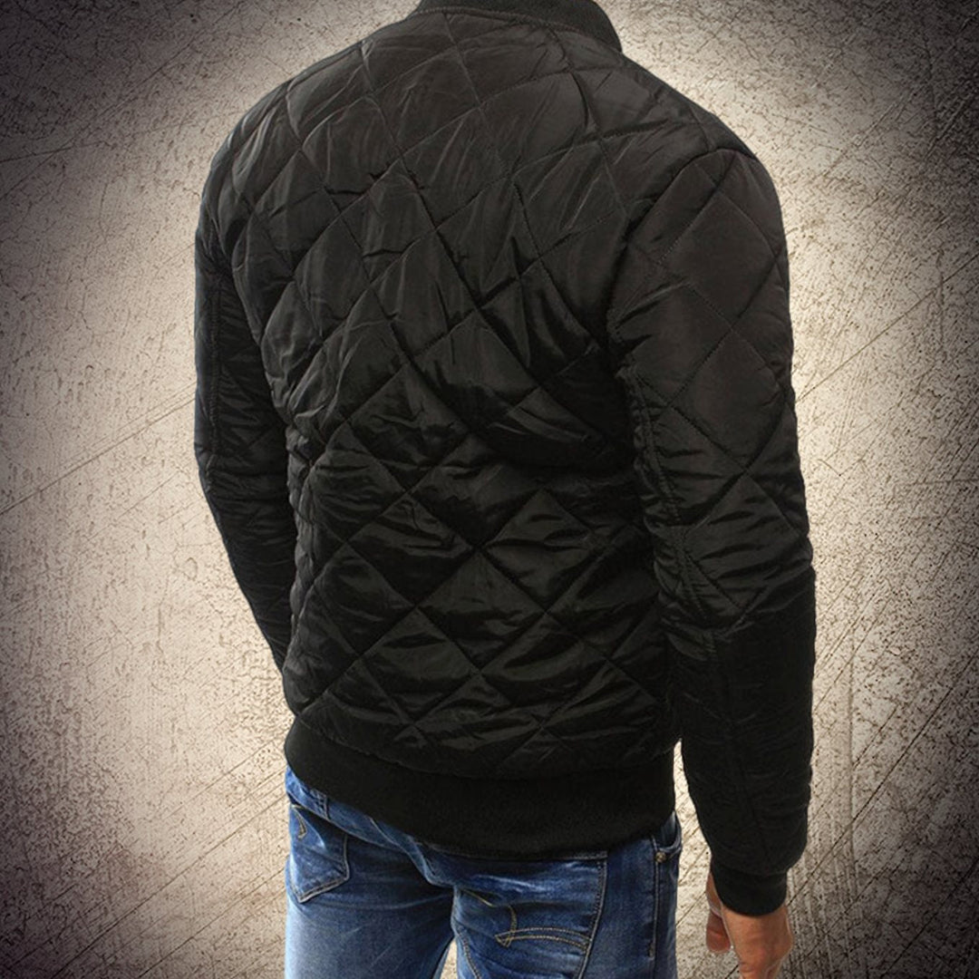 Reynold | Men's Quilted Lightweight Zip-Up Bomber Jacket