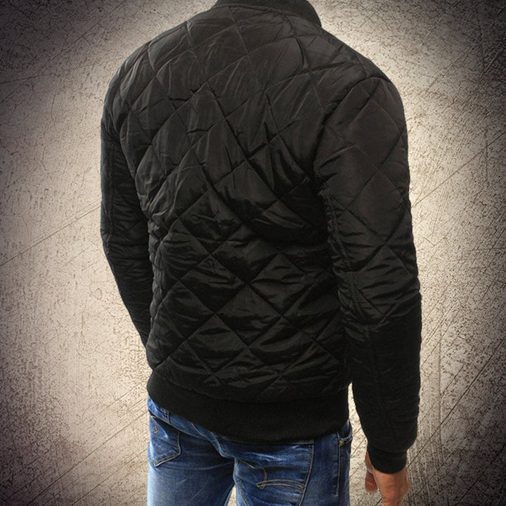 Reynold | Men's Quilted Lightweight Zip-Up Bomber Jacket