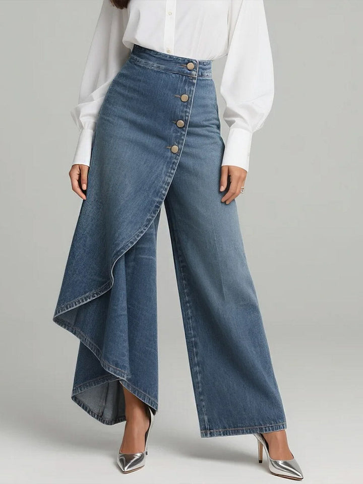 Liesel | Women's High-Waisted Wide-Leg Jeans