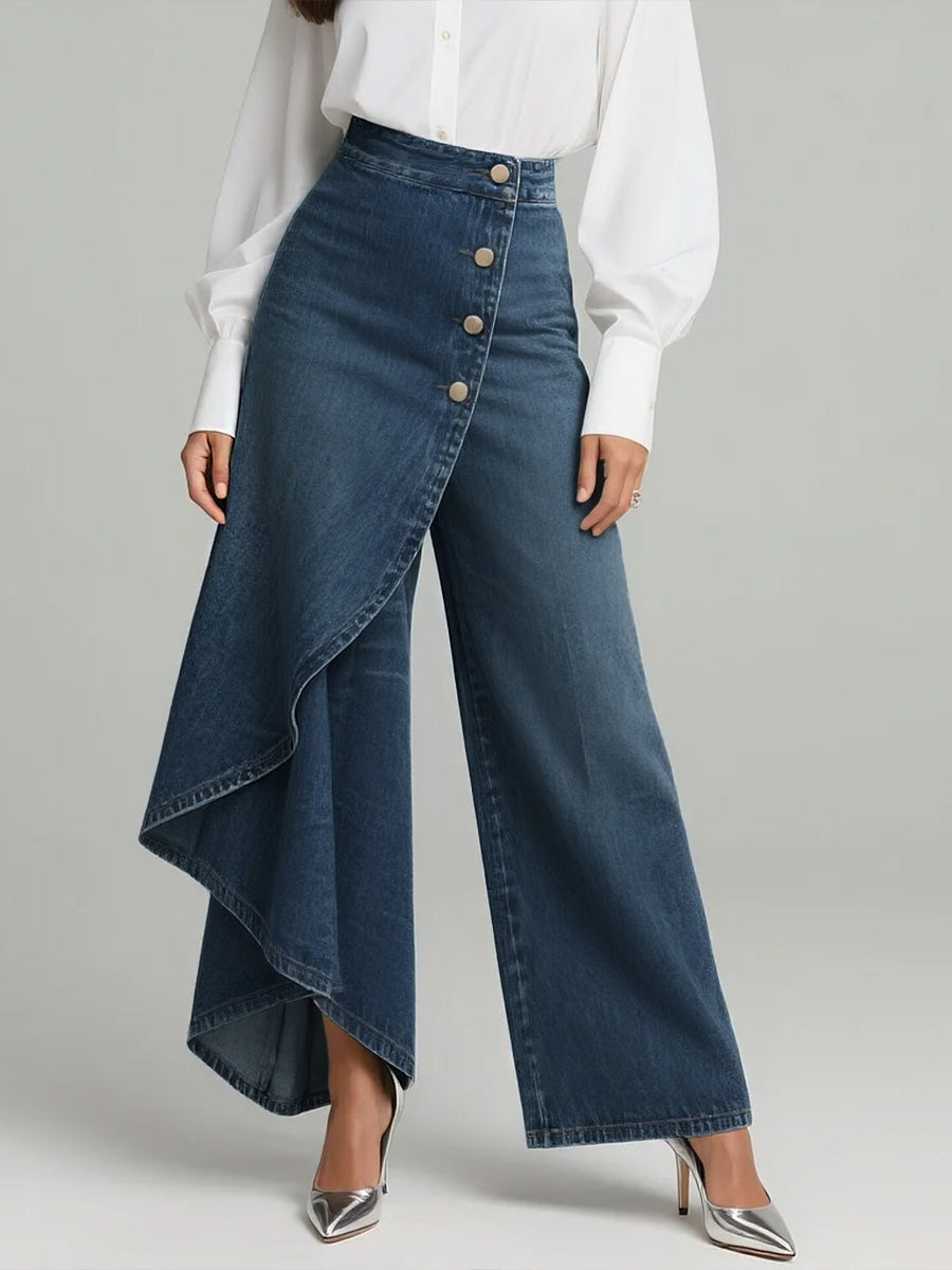 Liesel | Women's High-Waisted Wide-Leg Jeans