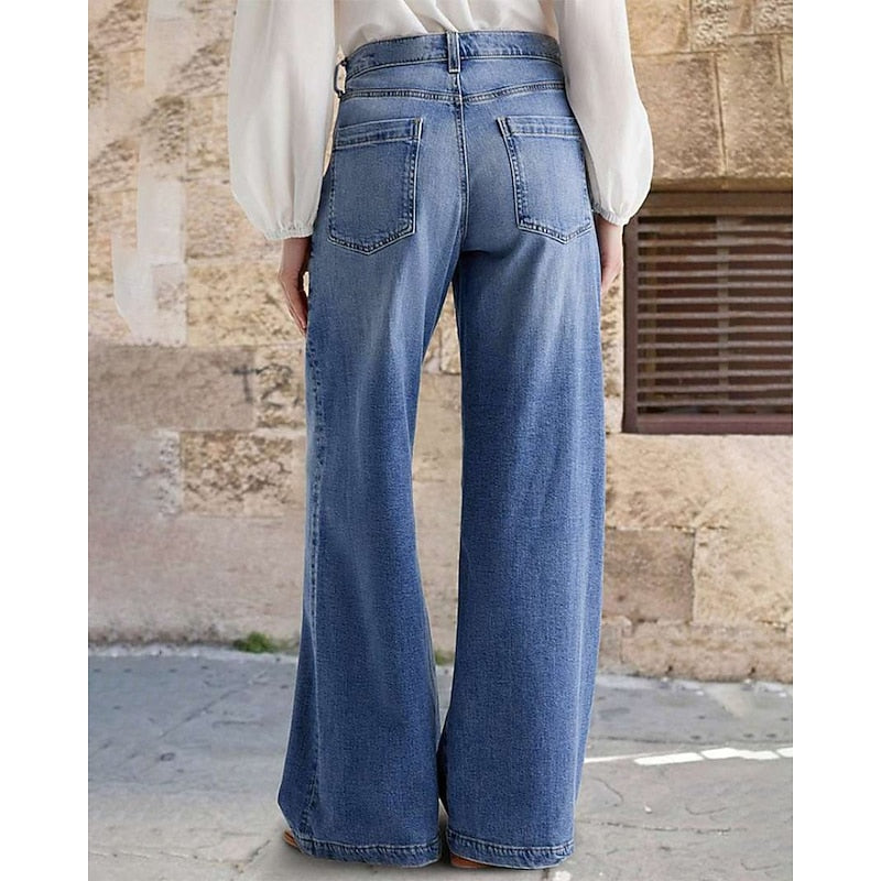 Elena | Women's Wide-Leg Jeans