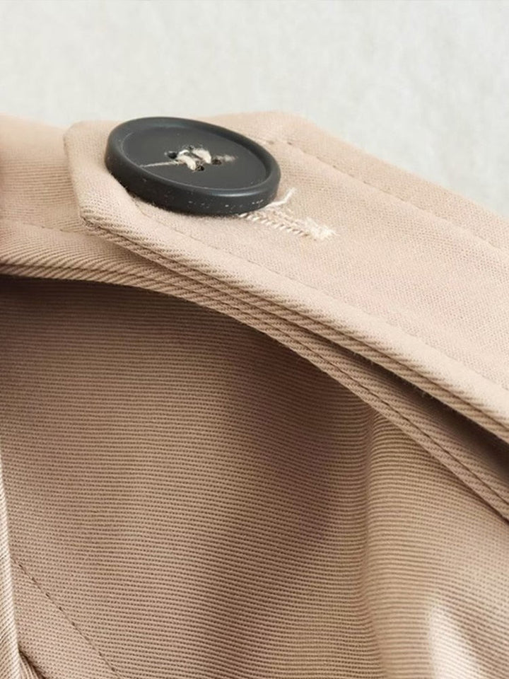 Margot | Women's Cropped Double-Breasted Trench Coat