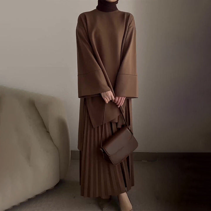 Amelia | Women's Pleated Two-Piece Set