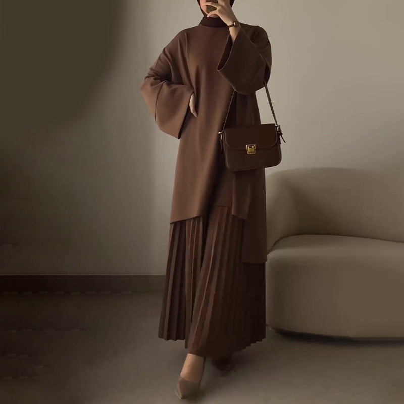 Amelia | Women's Pleated Two-Piece Set