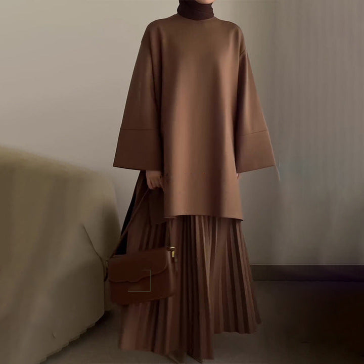Amelia | Women's Pleated Two-Piece Set