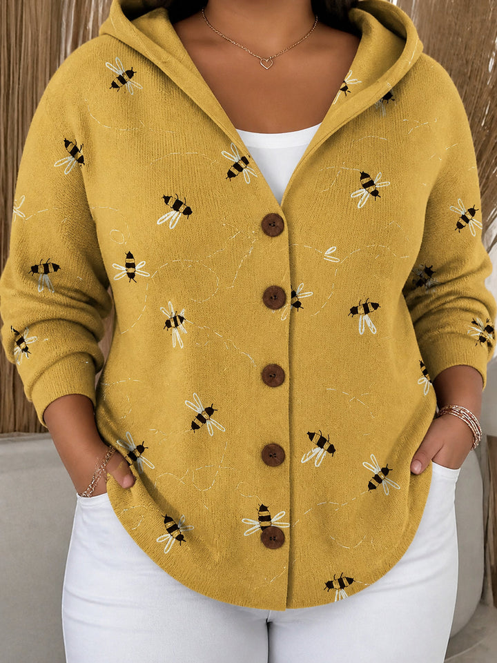 Vornalla | Women's Printed Hooded Cardigan