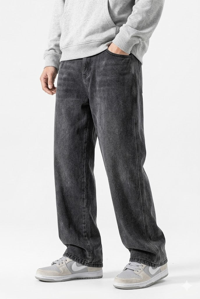 Ronan | Men's Wide-Leg Loose Fit Jeans
