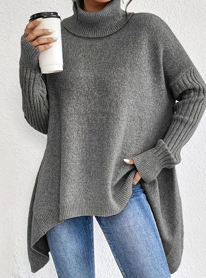 Isla | Women’s Oversized Turtleneck Longline Jumper