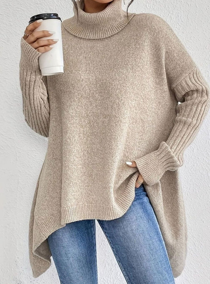 Isla | Women’s Oversized Turtleneck Longline Jumper