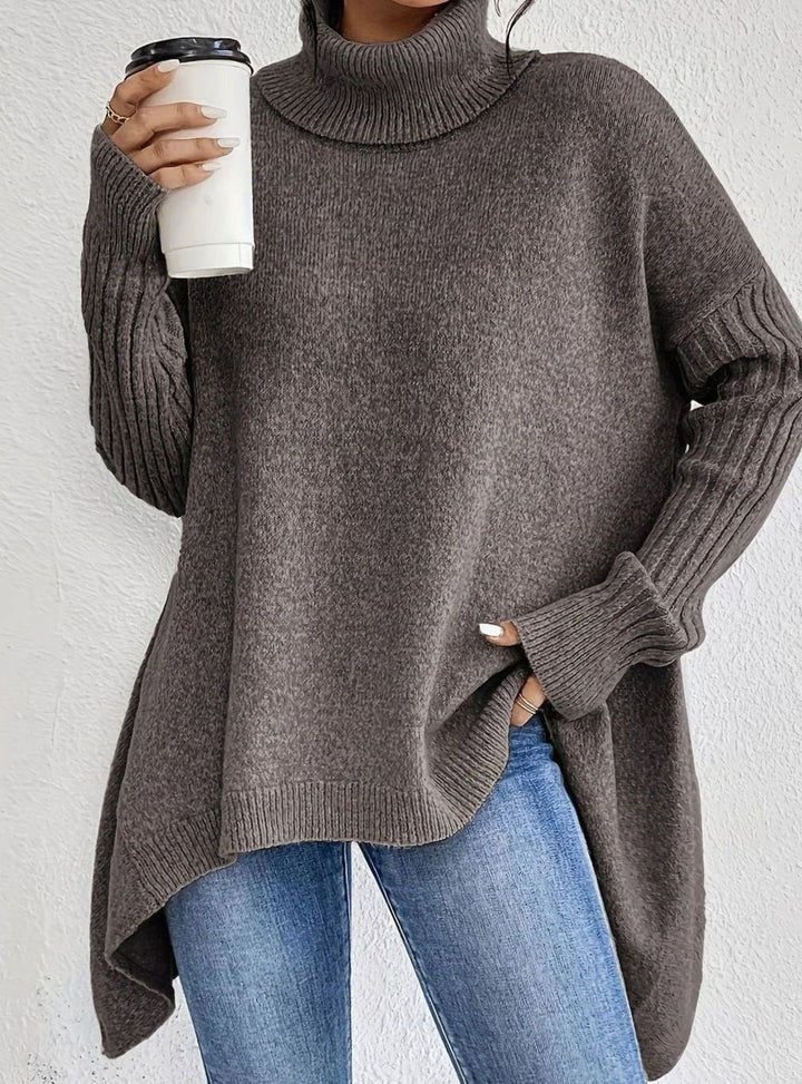 Isla | Women’s Oversized Turtleneck Longline Jumper